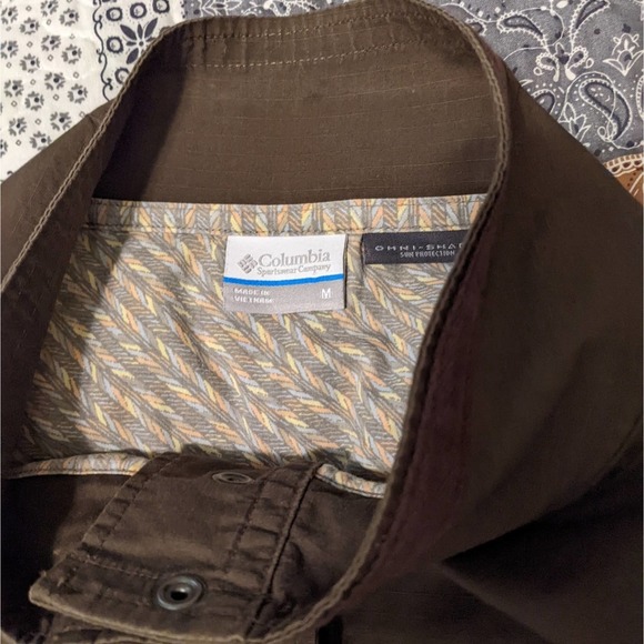 Columbia Brown Women's Utility Jacket with Omni Shade Size M - Picture 5 of 5